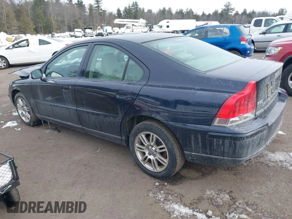 2007 Volvo S60 2.5L Turbo with VIN YV1RH592572611667, listed as a IAAI auction lot 41558875 with 160,433 mi miles. Bid and sale history available at carsss.com. Image 3.