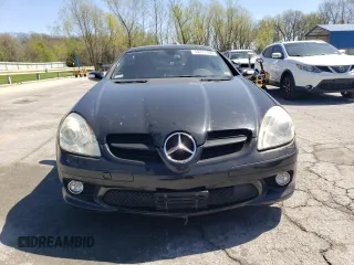 2006 Mercedes-Benz SLK 350 with VIN WDBWK56F46F086074, listed as a Copart auction lot 53111195 with 109,686 mi miles and Salvage Title. Bid and sale history available at DreamBid. Image 5.