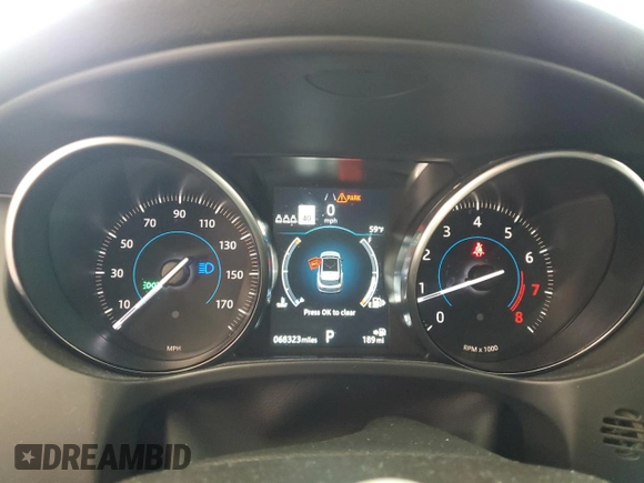 2019 Jaguar F-Pace 25t with VIN SADCS2FX3KA390570, listed as a Copart auction lot 51058754 with 68,323 mi miles and Salvage title. Bid and sale history available at DreamBid. Image 9.