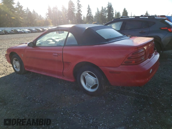 1995 Ford Mustang with VIN 1FALP4449SF205979, listed as a Copart auction lot 79690704 with 100,257 mi miles and Clean title. Bid and sale history available at DreamBid. Image 2.