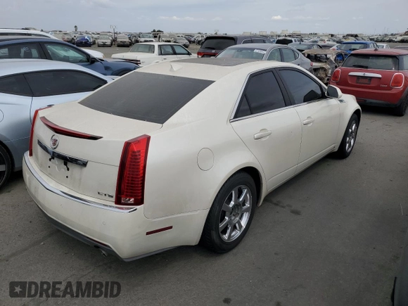 2009 Cadillac CTS RWD w/1SA with VIN 1G6DJ577690135370, listed as a Copart auction lot 68508524 with 0 mi miles and Salvage Title. Bid and sale history available at carsss.com. Image 3.