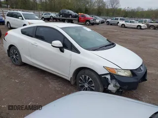 2013 Honda Civic Cpe LX with VIN 2HGFG3B54DH510483, listed as a IAAI auction lot 41970968 with 150,365 mi miles. Bid and sale history available at carsss.com. Image 1.