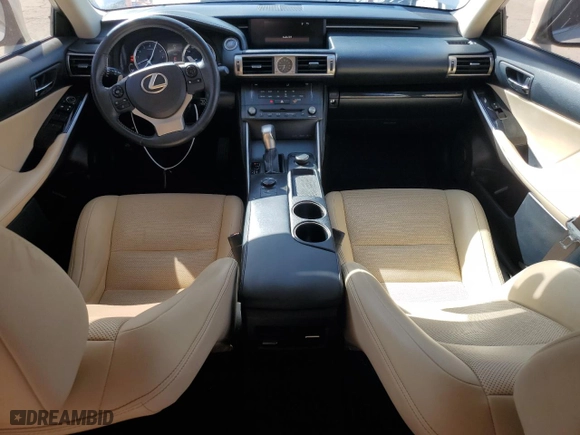 2015 Lexus IS 250 with VIN JTHBF1D20F5043594, listed as a Copart auction lot 49090035 with 130,286 mi miles and Salvage Title. Bid and sale history available at carsss.com. Image 8.