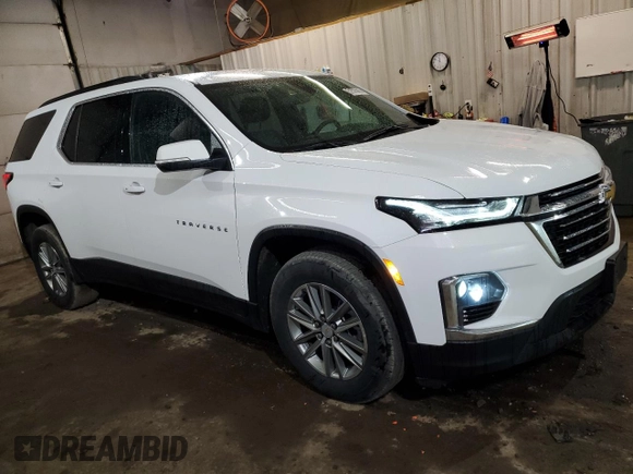 2023 Chevrolet Traverse LT z VIN 1GNEVHKW3PJ146475, wystawiony jako Copart lot #51575065 z przebiegiem 38 475 mil mil oraz Szkoda całkowita • Salvage title. Historia ofert i sprzedaży dostępna na DreamBid. Obrazek 4.