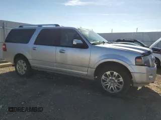 2014 Ford Expedition Max Limited with VIN 1FMJK2A57EEF29357, listed as a Copart auction lot 58435855 with 155,343 mi miles and Salvage title. Bid and sale history available at DreamBid. Image 4.