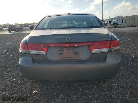 2007 Hyundai Azera SE with VIN KMHFC46F97A186299, listed as a Copart auction lot 85229034 with 112,180 mi miles and Non Repairable. Bid and sale history available at carsss.com. Image 6.