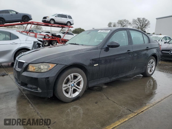 2006 BMW 3 Series 325i with VIN WBAVB13516PT07865, listed as a Copart auction lot 49143005 with 153,106 mi miles and Salvage Title. Bid and sale history available at carsss.com. Image 1.