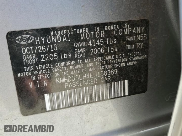 2014 Hyundai Elantra GT with VIN KMHD35LH4EU158389, listed as a Copart auction lot 77253094 with 146,530 mi miles and Salvage Title. Bid and sale history available at carsss.com. Image 12.