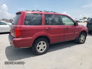 2005 Honda Pilot EX-L z VIN 5FNYF18505B001357, wystawiony jako Copart lot #60452865 z przebiegiem 189 862 mil mil oraz Szkoda całkowita • Salvage title. Historia ofert i sprzedaży dostępna na DreamBid. Obrazek 3.