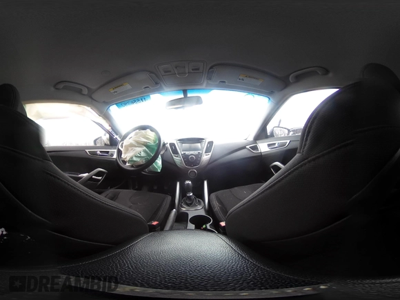 2012 Hyundai Veloster w/Black Int with VIN KMHTC6ADXCU024923, listed as a IAAI auction lot 41556793 with 101,923 mi miles and . Bid and sale history available at DreamBid. Image 18.