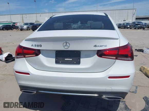 2022 Mercedes-Benz A 220 with VIN W1K3G4FB2NJ357146, listed as a IAAI auction lot 42049086 with 42,832 mi miles and . Bid and sale history available at DreamBid. Image 16.