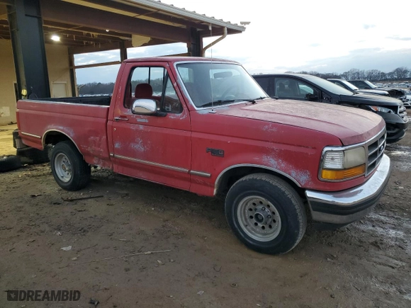 1992 Ford 1/2 Ton Trucks with VIN 1FTDF15N7NNA66551, listed as a Copart auction lot 44051595 with 137,522 mi miles and Clean Title. Bid and sale history available at carsss.com. Image 4.