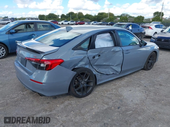 2024 Honda Civic Si z VIN 2HGFE1E59RH470995, wystawiony jako IAAI lot #41624743 z przebiegiem 14 524 mil mil oraz . Historia ofert i sprzedaży dostępna na DreamBid. Obrazek 4.