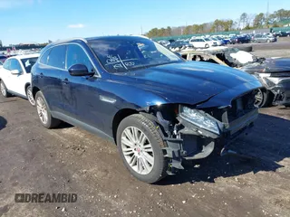 2020 Jaguar F-Pace 30t Portfolio with VIN SADCN2GX6LA659099, listed as a IAAI auction lot 41567986 with 46,058 mi miles and . Bid and sale history available at DreamBid. Image 1.