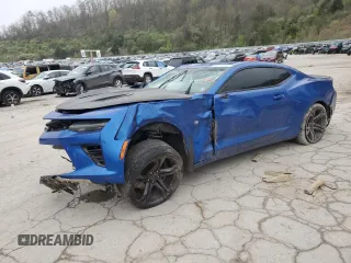 2018 Chevrolet Camaro 1SS z VIN 1G1FE1R75J0112174, wystawiony jako Copart lot #52678505 z przebiegiem Nie podano mil oraz Szkoda całkowita • Salvage title. Historia ofert i sprzedaży dostępna na DreamBid. Obrazek 1.