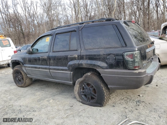 2002 Jeep Grand Cherokee Laredo with VIN 1J4GW48N72C207629, listed as a Copart auction lot 44363005 with 0 mi miles and Salvage Title. Bid and sale history available at carsss.com. Image 2.