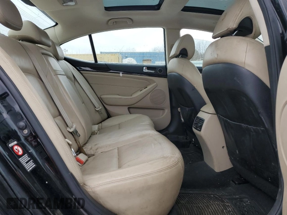 2014 Kia Cadenza Premium with VIN KNALN4D75E5145832, listed as a Copart auction lot 47038625 with 120,013 mi miles and Salvage Title. Bid and sale history available at carsss.com. Image 10.