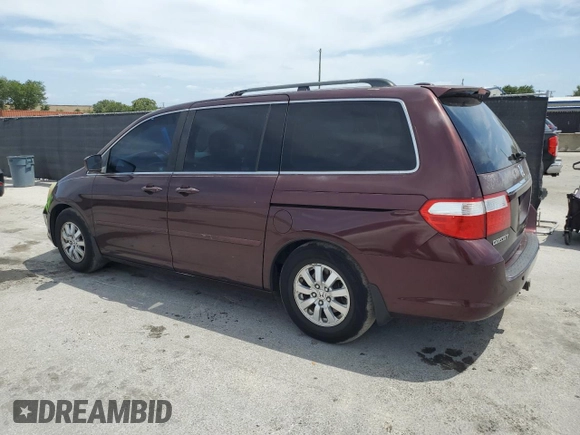 2007 Honda Odyssey Touring with VIN 5FNRL38827B062909, listed as a Copart auction lot 54449875 with 198,457 mi miles and Clean Title. Bid and sale history available at carsss.com. Image 2.