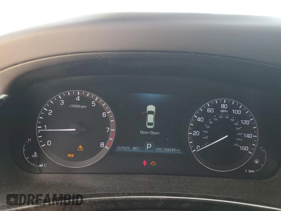 2014 Hyundai Equus Signature with VIN KMHGH4JH2EU090816, listed as a Copart auction lot 54565535 with 168,285 mi miles and Salvage Title. Bid and sale history available at DreamBid. Image 9.