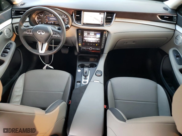 2023 Infiniti QX50 SENSORY with VIN 3PCAJ5EB4PF110411, listed as a Copart auction lot 74981644 with 16,356 mi miles and Salvage Title. Bid and sale history available at carsss.com. Image 8.