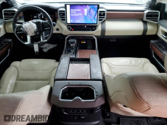 2022 Toyota Tundra 1794 Edition with VIN 5TFMA5DB5NX048356, listed as a Copart auction lot 81753004 with 17,077 mi miles and Salvage title. Bid and sale history available at DreamBid. Image 8.