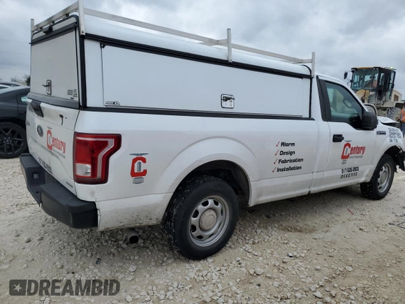 2016 Ford F-150 XL with VIN 1FTMF1CF2GKE19259, listed as a Copart auction lot 43024345 with 206,131 mi miles and Clean Title. Bid and sale history available at carsss.com. Image 3.