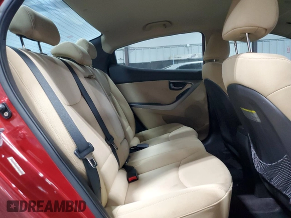 2011 Hyundai Elantra Limited z VIN KMHDH4AE3BU098749, wystawiony jako Copart lot #58014305 z przebiegiem 128 552 mil mil oraz Czysty tytuł • Clean title. Historia ofert i sprzedaży dostępna na DreamBid. Obrazek 10.
