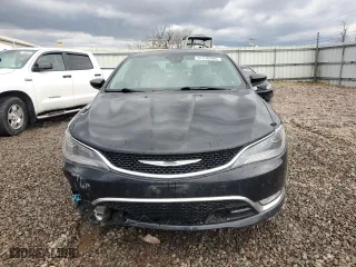 2015 Chrysler 200 C with VIN 1C3CCCEGXFN589313, listed as a Copart auction lot 51570985 with 114,498 mi miles and Salvage Title. Bid and sale history available at carsss.com. Image 5.