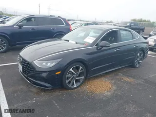 2023 Hyundai Sonata SEL Plus with VIN KMHL44J21PA279726, listed as a IAAI auction lot 41915491 with 52,834 mi miles. Bid and sale history available at carsss.com. Image 2.