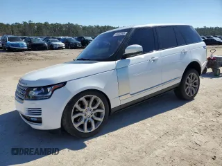 2017 Land Rover Range Rover z VIN SALGS2FE1HA348797, wystawiony jako Copart lot #45932065 z przebiegiem 104 557 mil mil oraz Szkoda całkowita • Salvage title. Historia ofert i sprzedaży dostępna na DreamBid. Obrazek 1.