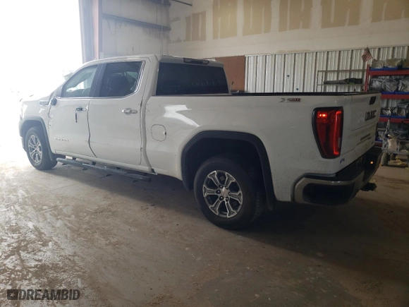 2019 GMC Sierra 1500 SLT with VIN 3GTU9DED0KG308438, listed as a Copart auction lot 48434035 with 166,724 mi miles and Salvage Title. Bid and sale history available at carsss.com. Image 2.