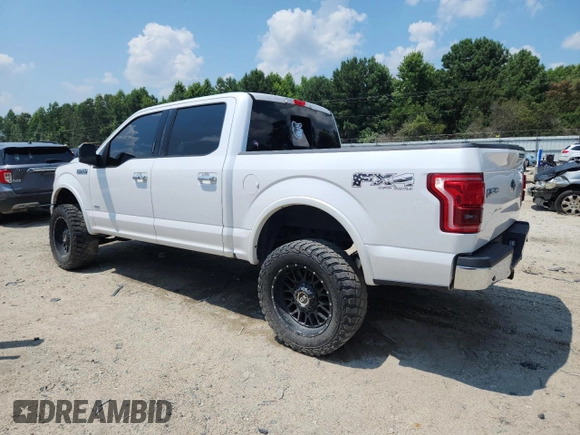 2017 Ford F-150 XL with VIN 1FTEW1EGXHKD51885, listed as a Copart auction lot 63326965 with 106,775 mi miles and Salvage title. Bid and sale history available at DreamBid. Image 2.