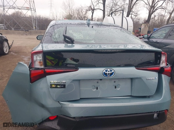 2022 Toyota Prius L Eco with VIN JTDKAMFU4N3164963, listed as a IAAI auction lot 41859931 with 5,118 mi miles. Bid and sale history available at carsss.com. Image 16.
