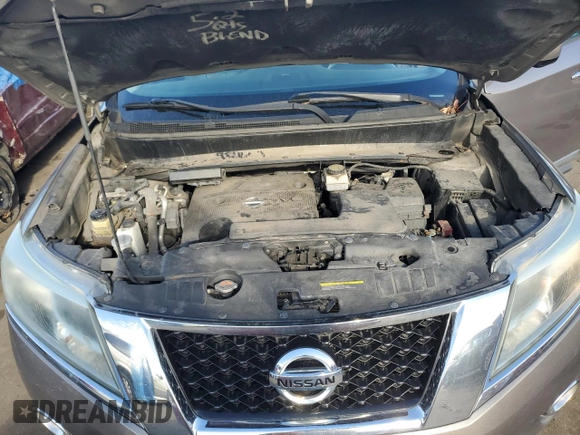 2013 Nissan Pathfinder Platinum with VIN 5N1AR2MM9DC658953, listed as a Copart auction lot 41987785 with 189,559 mi miles and Clean Title. Bid and sale history available at carsss.com. Image 12.