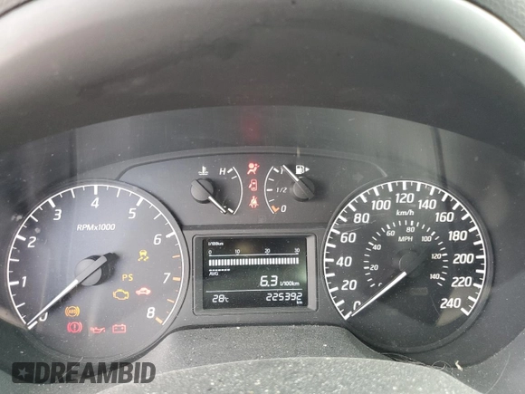 2013 Nissan Sentra SV with VIN 3N1AB7APXDL740802, listed as a Copart auction lot 85865554 with 225,392 mi miles and Salvage Title. Bid and sale history available at DreamBid. Image 9.