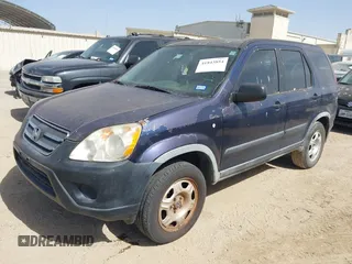 2005 Honda CR-V LX with VIN JHLRD68565C010765, listed as a IAAI auction lot 41843854 with 248,201 mi miles and . Bid and sale history available at carsss.com. Image 2.