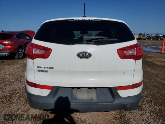 2011 Kia Sportage LX with VIN KNDPBCA21B7043430, listed as a Copart auction lot 62147965 with 201,807 mi miles and Clean title. Bid and sale history available at DreamBid. Image 6.