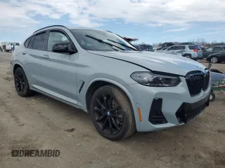 2024 BMW X4 M40i z VIN 5UX43DT05R9U81172, wystawiony jako Copart lot #50378605 z przebiegiem 12 198 mil mil oraz Szkoda całkowita • Salvage title. Historia ofert i sprzedaży dostępna na DreamBid. Obrazek 4.