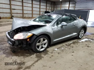 2007 Mitsubishi Eclipse GS with VIN 4A3AL25F07E007724, listed as a Copart auction lot 82991824 with 121,559 mi miles and Salvage Title. Bid and sale history available at carsss.com. Image 1.
