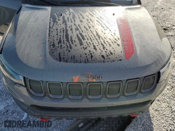 2022 Jeep Compass Trailhawk with VIN 3C4NJDDB1NT106201, listed as a Copart auction lot 64407475 with Not provided miles and Clean title. Bid and sale history available at DreamBid. Image 12.