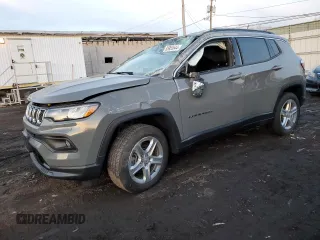 2023 Jeep Compass Latitude with VIN 3C4NJDBN7PT508868, listed as a Copart auction lot 85953644 with 19,083 mi miles and Salvage Title. Bid and sale history available at DreamBid. Image 1.