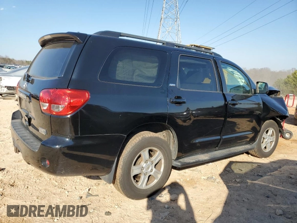 2011 Toyota Sequoia SR5 with VIN 5TDBY5G11BS045249, listed as a Copart auction lot 46788115 with 248,709 mi miles and Salvage Title. Bid and sale history available at carsss.com. Image 3.