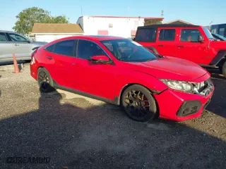 2018 Honda Civic Si Sedan with VIN 2HGFC1E51JH700796, listed as a IAAI auction lot 42004946 with 36,454 mi miles. Bid and sale history available at carsss.com. Image 1.