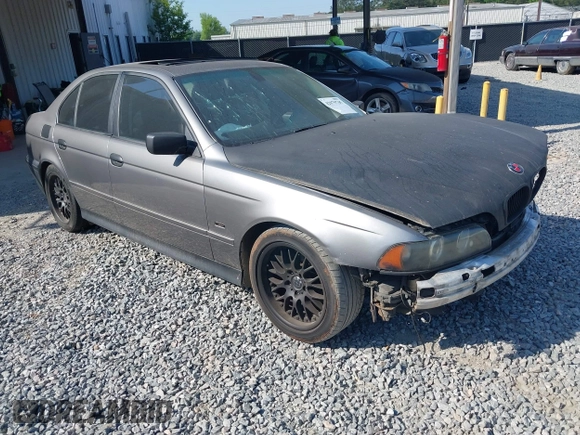 2003 BMW 5 Series 530iA with VIN WBADT63453CK29705, listed as a IAAI auction lot 42079745 with 1 mi miles. Bid and sale history available at carsss.com. Image 1.