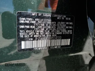 2024 Subaru Forester Premium with VIN JF2SKADC1RH514310, listed as a Copart auction lot 49339715 with 33,838 mi miles and Salvage Title. Bid and sale history available at carsss.com. Image 13.