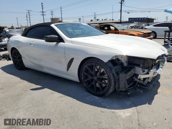 2019 BMW 8 Series M850i xDrive z VIN WBAFY4C54KBX39166, wystawiony jako Copart lot #58597925 z przebiegiem 38 192 mil mil oraz Szkoda całkowita • Salvage title. Historia ofert i sprzedaży dostępna na DreamBid. Obrazek 4.