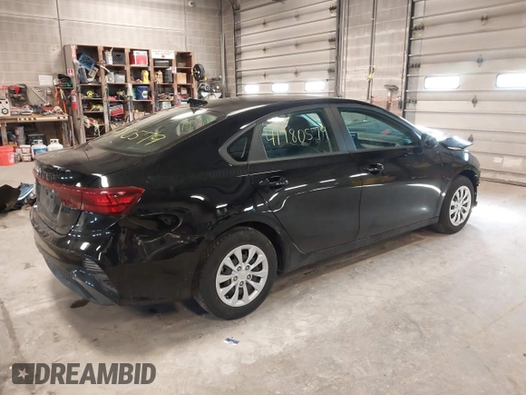 2023 Kia Forte LXS with VIN 3KPF24ADXPE632437, listed as a IAAI auction lot 41780579 with 35,197 mi miles. Bid and sale history available at carsss.com. Image 4.
