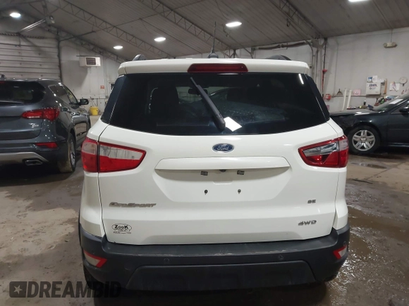 2022 Ford EcoSport SE with VIN MAJ6S3GL6NC469837, listed as a IAAI auction lot 41596545 with 18,788 mi miles and . Bid and sale history available at DreamBid. Image 17.