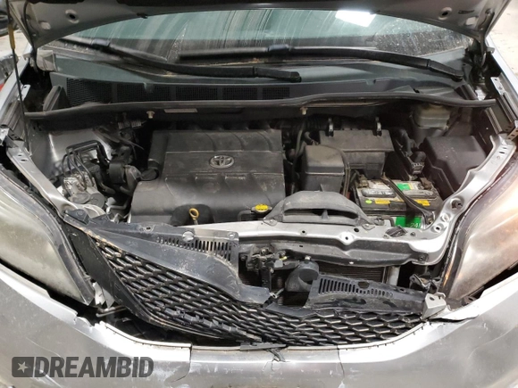 2011 Toyota Sienna SE with VIN 5TDXK3DC0BS063470, listed as a Copart auction lot 48804635 with 203,675 mi miles and Salvage Title. Bid and sale history available at carsss.com. Image 12.