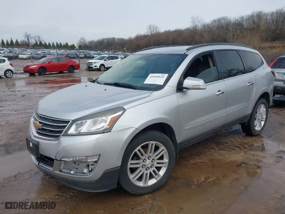 2014 Chevrolet Traverse LT with VIN 1GNKRGKD1EJ356800, listed as a IAAI auction lot 41939122 with 167,864 mi miles. Bid and sale history available at carsss.com. Image 2.
